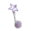 Hair Clips Clip Furry Ball Pendant Hairclip Metal Hairpin Star Slide Headdress Dropship