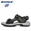 Sandali in bona 2022 nuovi designer d'azione sandali in pelle sandali estivi spiaggia sandalias uomo sneaker casual sneaker mansculino