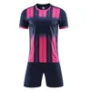 2023 Studentfotboll Uniform Tracksuit Set Men Boys Jersey Custom Soccer Shirt Clothes Set 240306