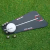 Aids Acryl Golf Übung Tutor Tragbare Golf Putting Spiegel Training Tools für Anfänger Kinder Erwachsene Golf Training Assistent