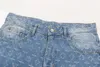 Topluxe L heren- en damesjeans klassieke letterprint outdoor casual broek comfortabele blauwe vlam jeans geschikt om het hele jaar door 10A te dragen Herenkleding Jeans