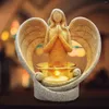 Bougeoirs mignon porte-ange cadeaux résine Figurine Sculpture sympathie cadeau Candlestic Table décor