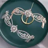 Tiaras Bridal Hair Comb silve handmade headdress gold super Fairy Big Girl Rhinestone crown crystal hair hoop Wedding Hair Accessories Y240319