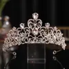 Diademi Corona nuziale di lusso per la sposa Gioielli per capelli con strass Regali Diademi Accessori per capelli in cristallo Fascia per capelli da donna Copricapo da sposa Y240319