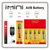 E Cigarette Imini 510 Thread Batterie 380 mAh Préchauffer AVB Batteries de stylo à cire à tension variable avec chargeur USB Vapes E Cigs Cart Vape Cartouche Ego pour atomiseur d'huile épaisse