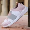 Casual Shoes Women Mix Color Sneaker Slip On Sneakers Flat Tennis For Lady Summer Sport Female Sports