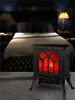 Simulação fogo montanha casa aquecedor de lareira elétrica banheiro pequeno aquecedor de ar condicionado aquecedor de escritório