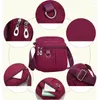 Bolsas de hombro 2024 Bolso de mujer Diamante Multi-capa Mensajero de gran capacidad Oxford Paño Mochila individual Crossbody