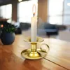 Candle Holders Taper Stick Holder Retro Iron Simple Black Candlestick Candlelight Stand For Party Table Home Decor