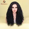 Perruques synthétiques Aideshair Perruque synthétique pour femme Perruque de cheveux longs bouclés Cheveux noirs Perruque de coiffeur bouffant naturel Afrique Ombre sans colle haute température 240329