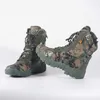 HBP Botas masculinas sem marca para combate tático ao ar livre, botas de trabalho para caça, calçados para caminhada