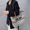 Sacs à main de marque de mode, vente en gros transfrontalier, sac tissé de vacances, sac de plage, mode aisselles Shopping tendance Lafite