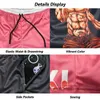 Herenshorts Heren Anime Atletische Gymtraining met zakken 5 inch Zomer Casual hardlooptraining Fitness Sneldrogend Ademend