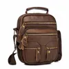 Tasche Qualität Original Leder Männlichen Casual Schulter Messenger Mode Cross-body 8 "Tablets Tote Mochila Satchel 04c-d