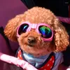 Vêtements pour chiens Petits grands lunettes de toilettage Anti-Sun Mode Cool Pet Cats Accessoires de lunettes de soleil pour chiot animal Chihuahua Yorkshire Fournitures