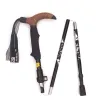 Sticks 5sekcja Przenośna fold na zewnątrz Trekking Stole Walking Stick STION TELESKOPIC Club for Nordic Elderly Camping Walking