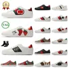 Luxus Designer Freizeitschuhe Männer Frauen Leder Ace Sneakers Schlange Tiger Gestickte Mode Klassische Outdoor Flache Schuhe Trainer Sport OG Plattform DHgate