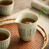 Cups Saucers Prajna Paramita Heart Sutra Ceramic Opening Pottery Fair Cup Chinese Tea Zen Sea Teacup Teaware Ceremony redskap