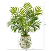 Flores decorativas plantas artificiais de plástico mini areca palmeira planta bonsai decoração do quarto decorações para casa fontes de festa festiva jardim