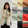 Dresses Thin Suit Apparel Sewing Fabric By The Meter for Uniform Pants Skirts Clothes Summer Antiwrinkle Twill Plain Diy Cloth Soft Red