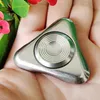 Triangular Stainless Steel Metal EDC Fidget Hand Spinner Finger Stress Tri-Spinner Autism ADHD Anxiety Stress Gift 240312