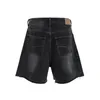 Herenshorts Onregelmatige schadegaten Verzwakte zwarte jeans voor mannen en vrouwen Zomer High Street Baggy Denim Broek Oversized losse lading