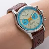 Horloges 1965 Sukness Pilot Watch met originele chronograaf ST1901 Mechanische handhorloges Waterdicht Seagull Sapphire Crystal Racing-band 240319