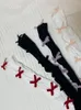 Genouillères Lolita Jk, chauffe-bras, enveloppe une pièce, manches en dentelle avec nœud, châle élastique ajouré, gant Long sans doigts