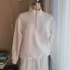 Dames Hoodies Wifey Kwart Zip Sweatshirt Bruiloft Ochtend Outfit Geborduurde Trui Bruid Cadeau