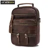 Tasche Qualität Original Leder Männlichen Casual Schulter Messenger Mode Cross-body 8 "Tablets Tote Mochila Satchel 04c-d