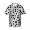 Camicie casual da uomo Camicia da spiaggia con macchie dalmata Camicia da uomo Hawaii a maniche corte Design retrò Y2K Camicette oversize regalo