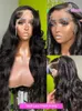 Synthetic Wigs Synthetic Wigs 40inch 13x4 Lace Front Human Hair Wigs Brazilian Loose Water Wave Wig Body Wave Lace Frontal Wig Preplucked Wigs For Women 360 240329