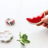 Bacchette da 1-4pcs cuscino plum fiore in stile giapponese un cucchiaio creativo a rack cartone animato