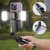 Stabilisatorer 1-axel Universal Joint Stabilizer Selfie Stick telefonhållare med trådlös fjärrkontrolllucka och vikbar stativ Lämplig Q240320