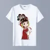 Maîtres d'opéra chinois Design Fashion and Leisure Creativity From Chinese Pékin Opera Style 2024 Summer Popular New Men's and Women's T-shirts