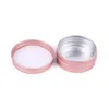 Storage Bottles 15ml 15g Aluminum Tin Jar For Cream Nail Candle Rose Gold Cosmetic Container Refillable Tea Mini Metal Box