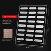 1 Set Nail Gel Polish Color Display Stand Acrylic Magnetic Fake Nail Tips Display Holder Nail Art Decoration Showing Shelf