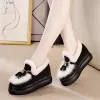 Boots Fashion Warm Plush Platform Ankel Boots Women 2024 Winter Light Plat Cotton Shoes For Women Chunky Thick Heel Loafer Botas Mujer