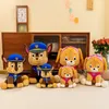 2024 Factory Wholesale 2 Styles 35cm Claw Patrol Plush Toys Animation Perifera dockor Gåvor för barn