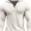 Felpe con cappuccio da uomo Felpa primaverile da uomo Top tinta unita Slim Fit manica lunga traspirante Camicia pullover casual con cappuccio TopM Ens Tuta fitness