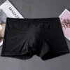 Cuecas masculinas de algodão roupa interior respirável cor sólida boxer briefs cintura elástica calcinha macia confortável cuecas amigáveis à pele 24319