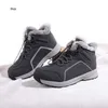 HBP Non-Brand Fashion Chunky Couple Winter Shoes Outdoor Sports Style Snow Boots for Women Elastic Cord Waterproof Boots for Men Play in Snow