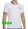 Футбольные майки США 2024 Copa America Woman Kids Kit 24 25 Home Away Футболки Мужская версия игрока PULISIC SMITH MORGAN BALOGUN MUSAH McKENNIE ADAMS