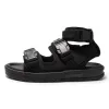 Sandalen weh mannen nieuwe zomer gladiator strand sandalen roman style platform open toed flip flops zachte zool outdoor enkelwrap sportschoenen