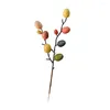 装飾的な花1枚のイースターエッグツリーデコレーションブランチは、DIYストリングn e8g1で幸せなパーティーを提供します