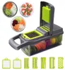 Fruit amp -verktyg Uppgradera multifunktion Gadgets vitlök Press Steel Blade Potato Peeler Morot Grater Accessories1946201