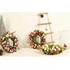 Dekorativa blommor 12 "Artificial Wreath Rose Flower Door For Wedding Wall Home Decor