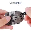 AIDS 2/3/5/6pcs golftillbehör borste/grön gaffel/skrivare/skriven penna/handduk golfrengöring av golf putter kilboll spår renare kit