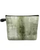 Cosmetic Bags Oil Painting Abstract Grass Green Makeup Bag Pouch Travel Essentials Women Toilet Organizer Storage Pencil Case