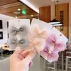 Hair Accessories 1-4PAIRS Lovely Easy To Use 5 Colors Pearl Mesh Clip Various Styles Bow Hairpin Fabric Art Multi Scenario Usage